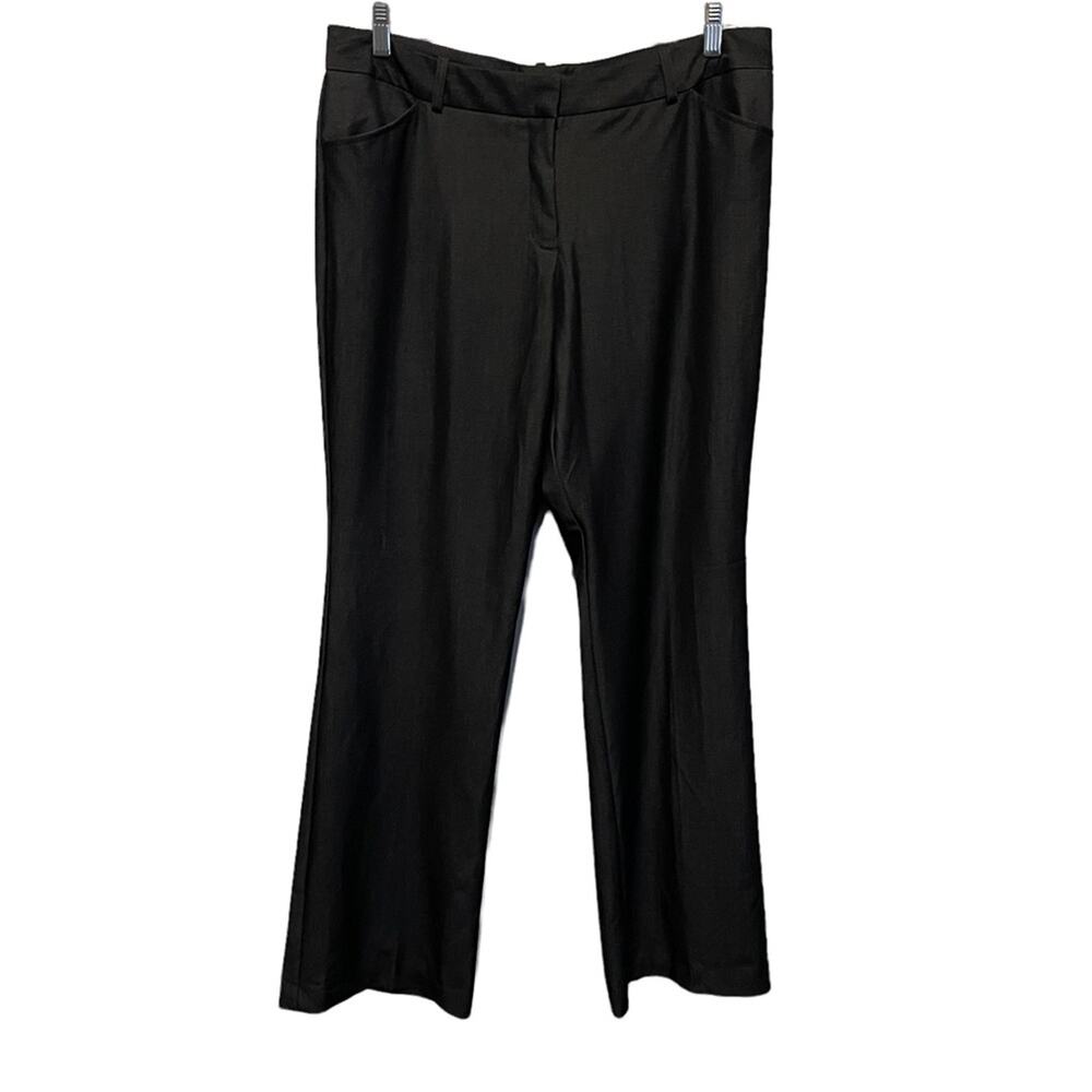 NWOT Worthington Bootcut Trousers Black Size 14